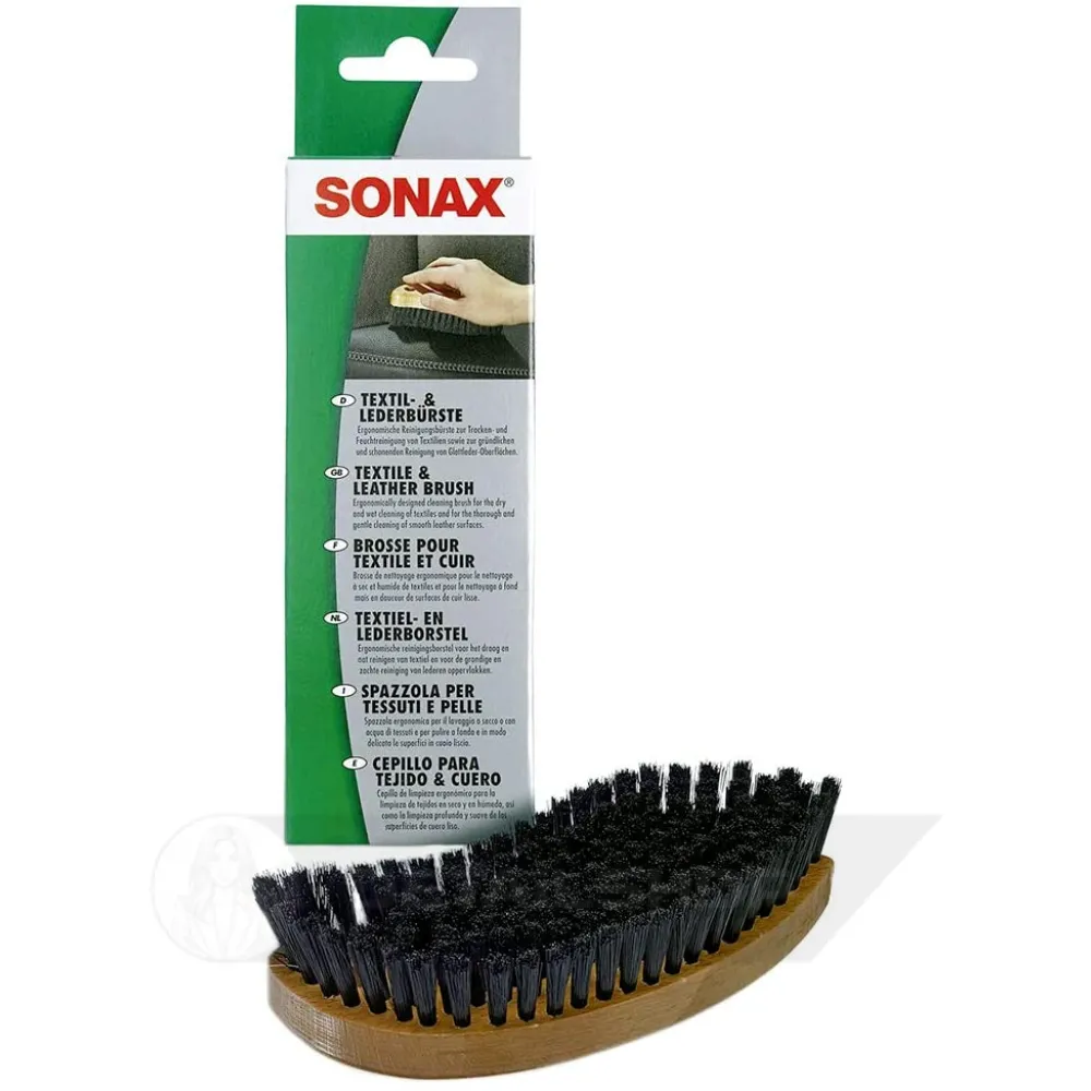 Щітка для чищення текстилю та гладкої шкіри SONAX Textile + Leather Brush (416741)