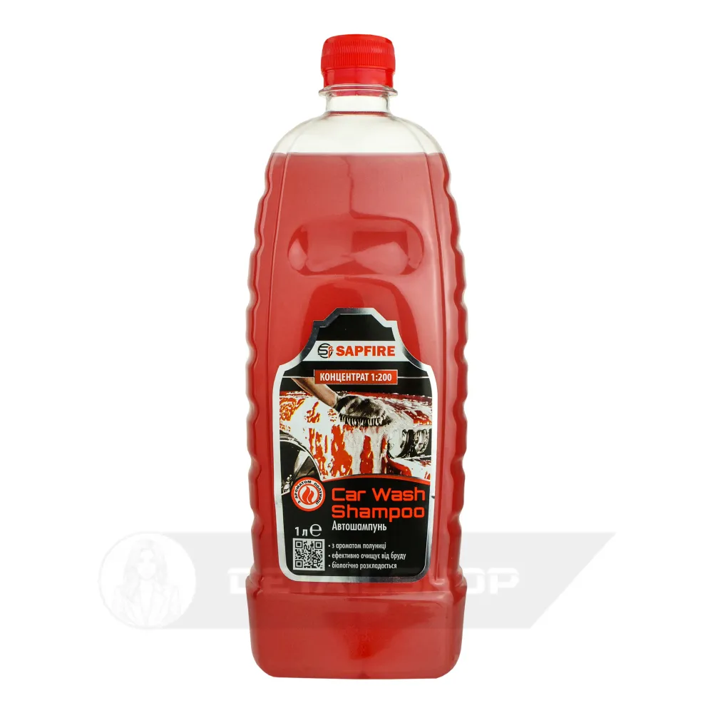 Автошампунь с ароматом клубники 1 л SAPFIRE Car Wash Shampoo (745311)