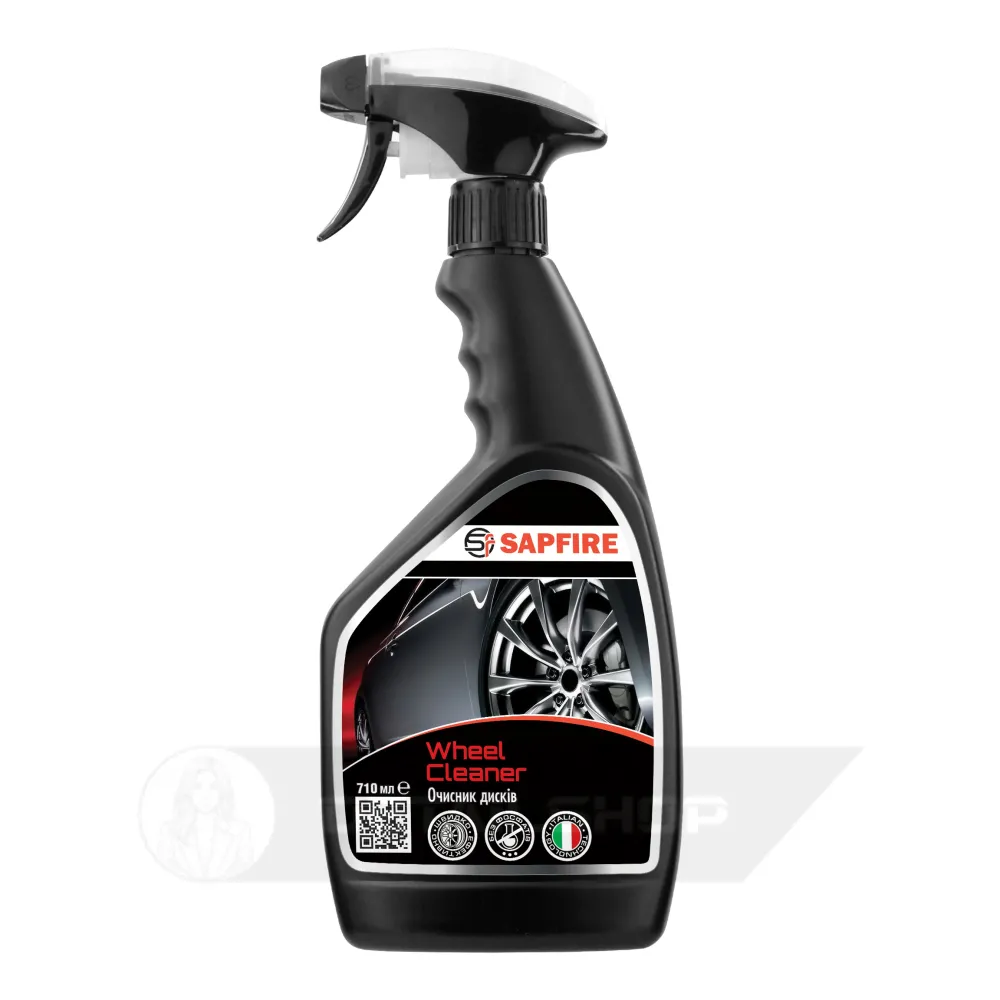 Очисник легкосплавних та сталевих дисків 710 мл SAPFIRE Wheel Cleaner (748506)