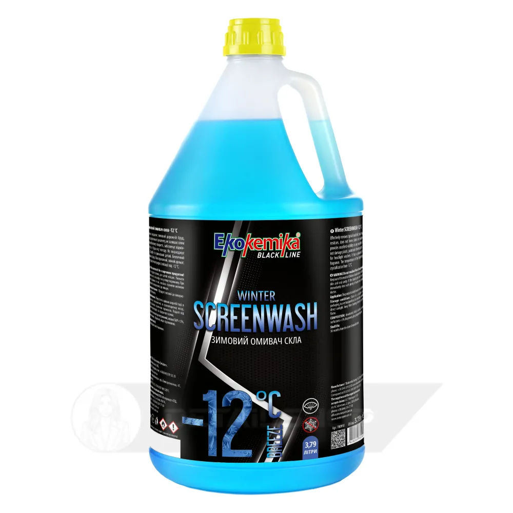 Зимовий омивач скла -12 °С 3,79 л Ekokemika Black Line Winter SCREENWASH (780910)
