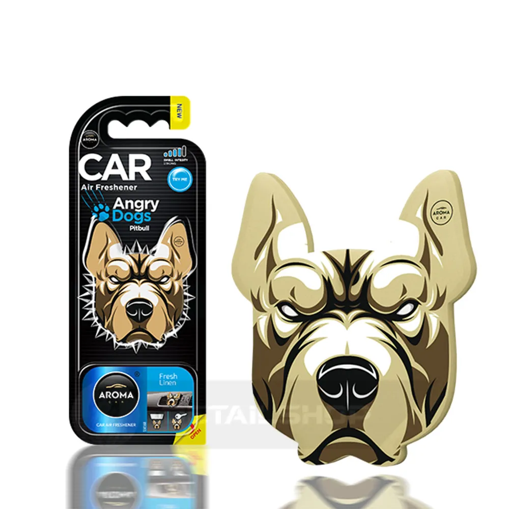 Автомобільний ароматизатор Aroma Car Angry Dogs - Fresh Linen (831839)