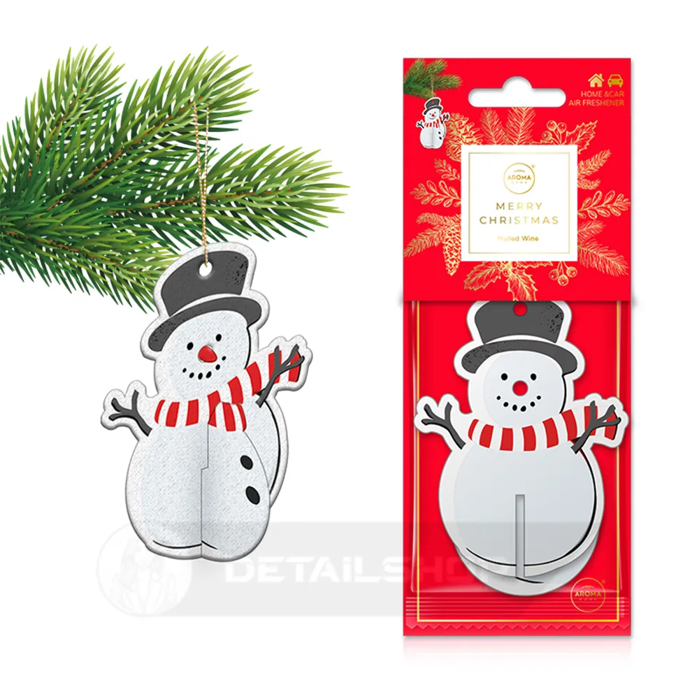Ароматизатор "Сніговик 3D" Aroma Home Merry Christmas - Mulled Wine (836919)