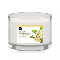 Ароматична свічка Aroma Home, Базова серія - Цвіт апельсину з евкалиптом 115 г (839378)
