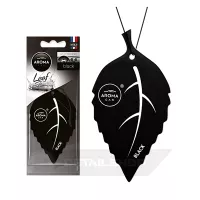 Автомобільний ароматизатор Aroma Car Leaf - Black (920888)