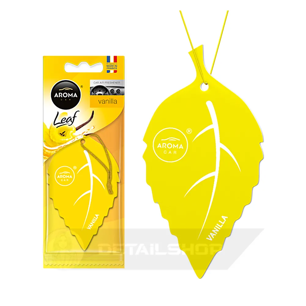 Автомобільний ароматизатор Aroma Car Leaf - Vanilla (920895)