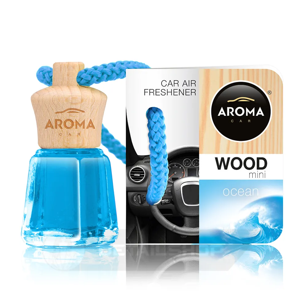 Автомобільний ароматизатор Aroma Car Wood Mini - Ocean 4 мл (921526)