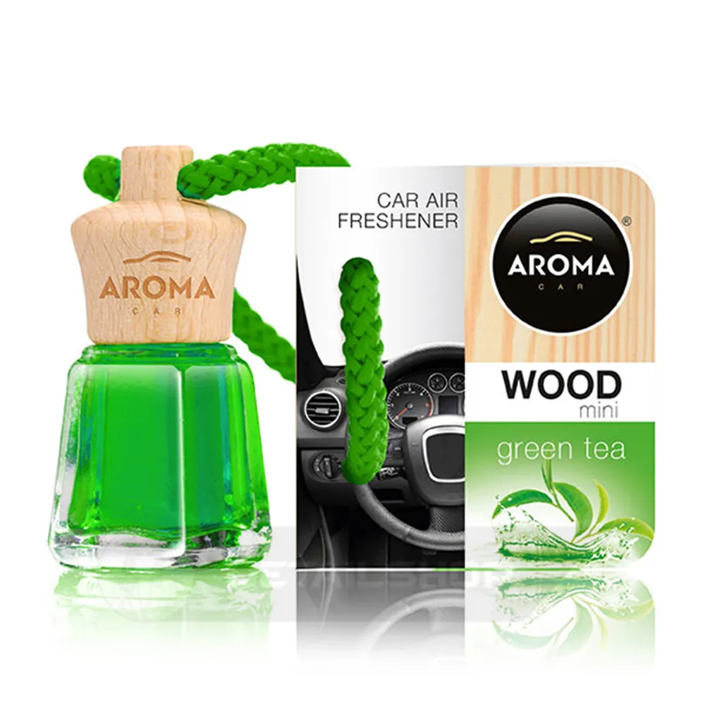 Автомобільний ароматизатор Aroma Car Wood Mini - Green Tea 4 мл (921564)