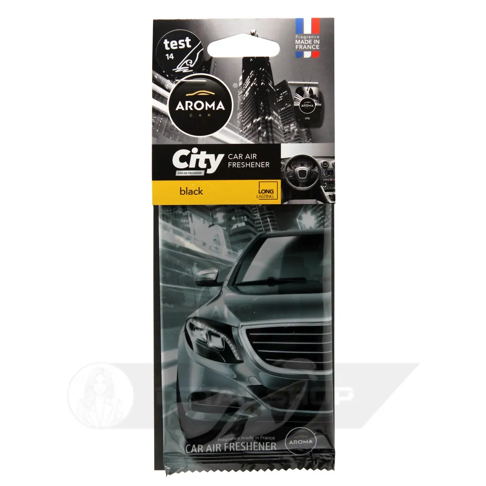 Автомобільний ароматизатор Aroma Car City - Black (926675)