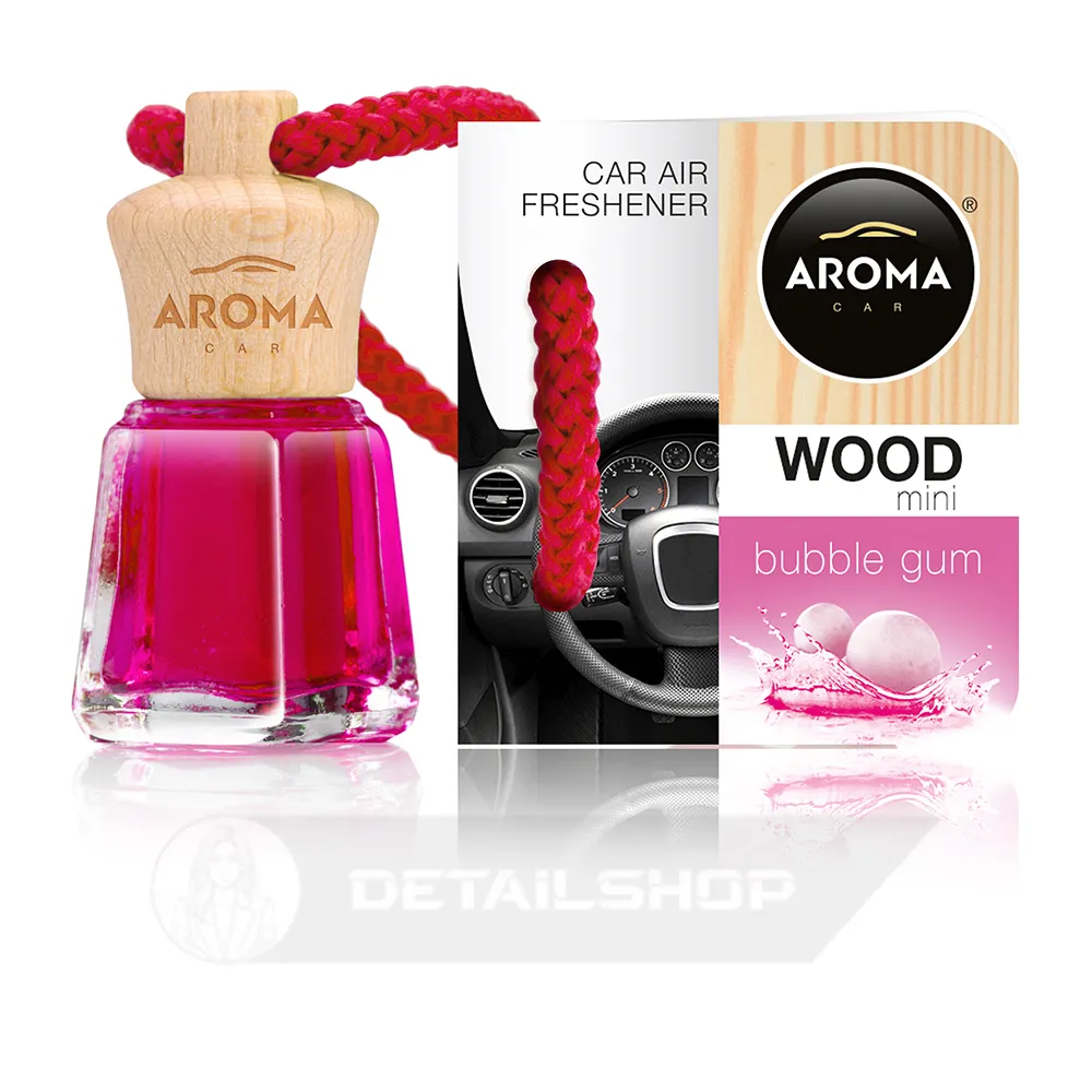 Автомобільний ароматизатор Aroma Car Wood Mini - Bubble Gum 4 мл (927092)