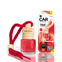 Автомобильный ароматизатор Aroma Car Wood - Strawberry 6 мл (927955)