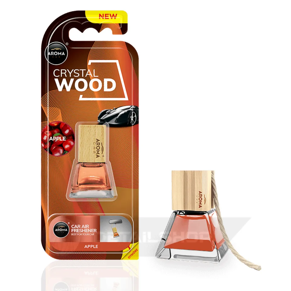 Автомобильный ароматизатор Aroma Car Wood - Crystal Wood - Apple 7 мл (928433)