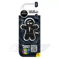 Автомобільний ароматизатор Aroma Car Manny - Black (92993)