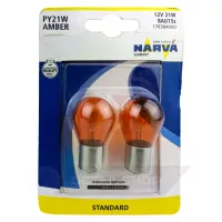 Лампа автомобільна сигнальна NARVA STANDARD PY21W 48328 2 шт (955173)