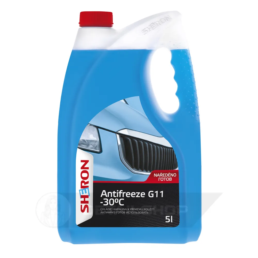 Антифриз G11 -30 ° C блакитний 5 л SHERON (990997)