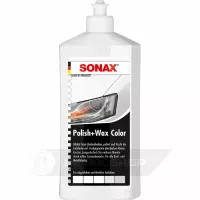 Кольоровий поліроль з воском білий 250 мл SONAX Polish & Wax Color NanoPro (296041)