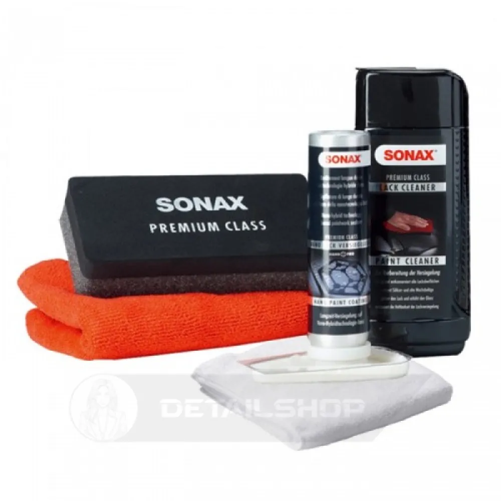 Преміум набір нано-захисту лакофарбового покриття 325 мл SONAX Premium Class Nano Lack Protect (226941)
