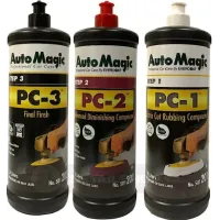 Комплект полировальных паст Auto Magic  1, 2, 3 этап