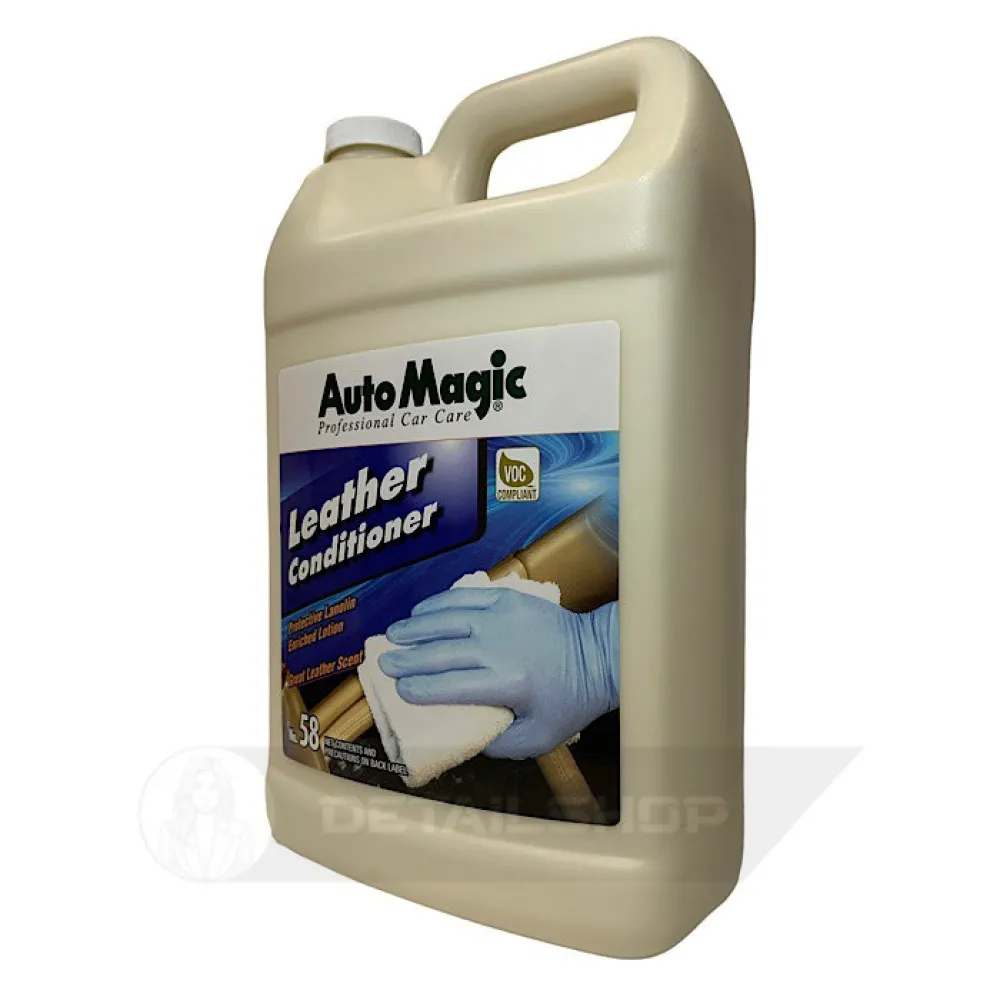 Auto Magic Leather Conditioner QT 58 Кондиціонер для шкіри в салоні автомобіля 4 л