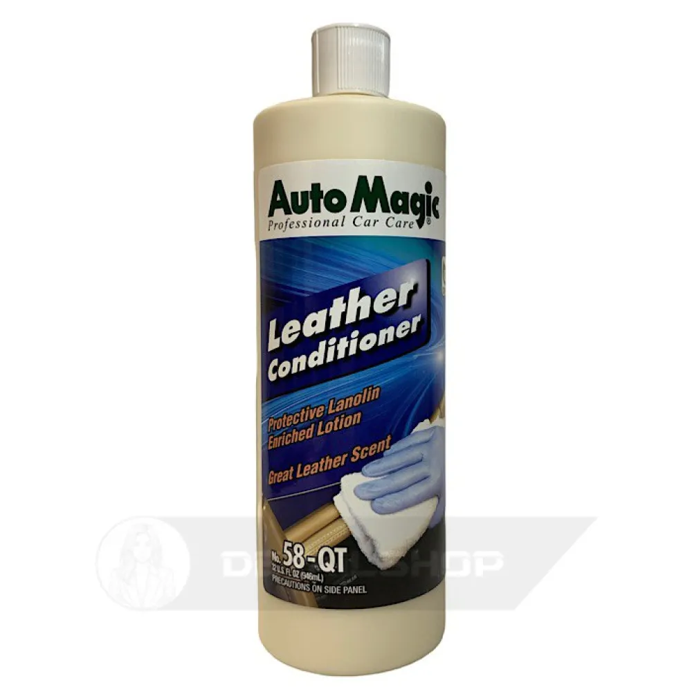 Кондиціонер для шкіри в салоні автомобіля Auto Magic Leather Conditioner QT 58 (946 мл)