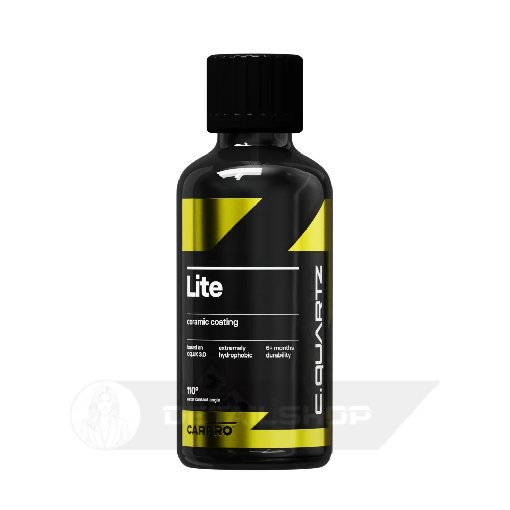 CARPRO CQuartz Lite 100 ml - легкое в нанесение керамическое покрытие для ЛКП и полиуретановых плёнок, 12 мес +