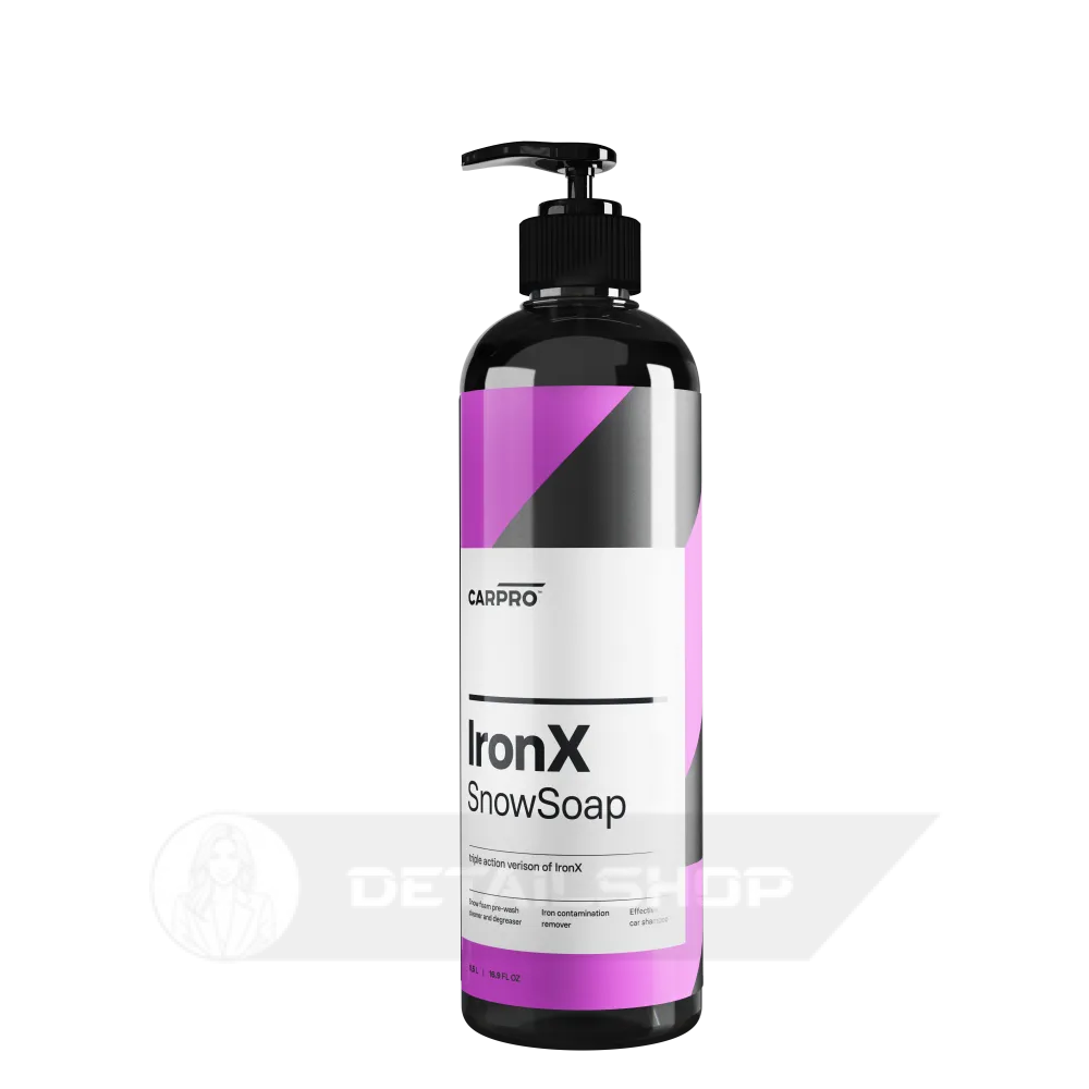 CARPRO IronX Snow Soap 500 ml - шампунь для ручной мойки и очиститель металлических вкраплений