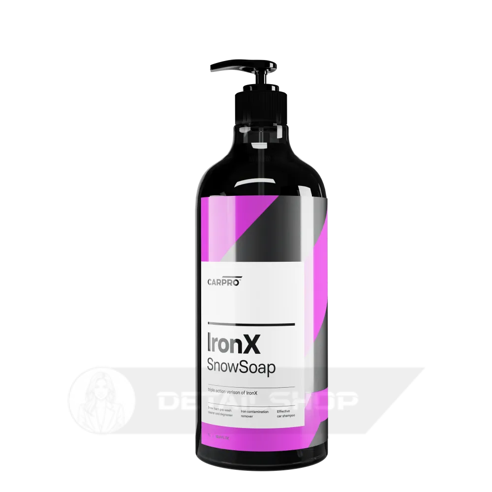 CARPRO IronX Snow Soap 1000 ml - шампунь для ручной мойки и очиститель металлических вкраплений