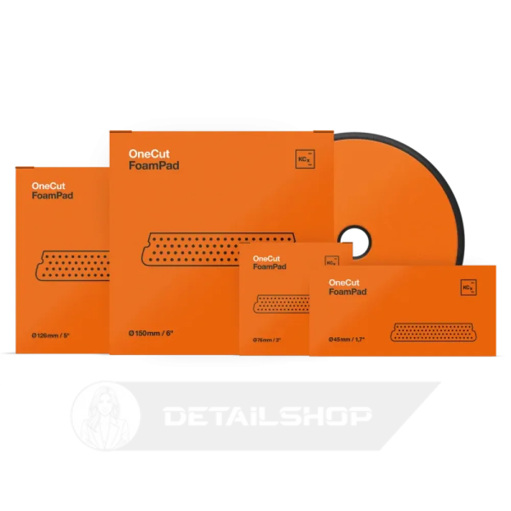 Полірувальний круг помаранчевий One Cut Foam Pad 76 мм