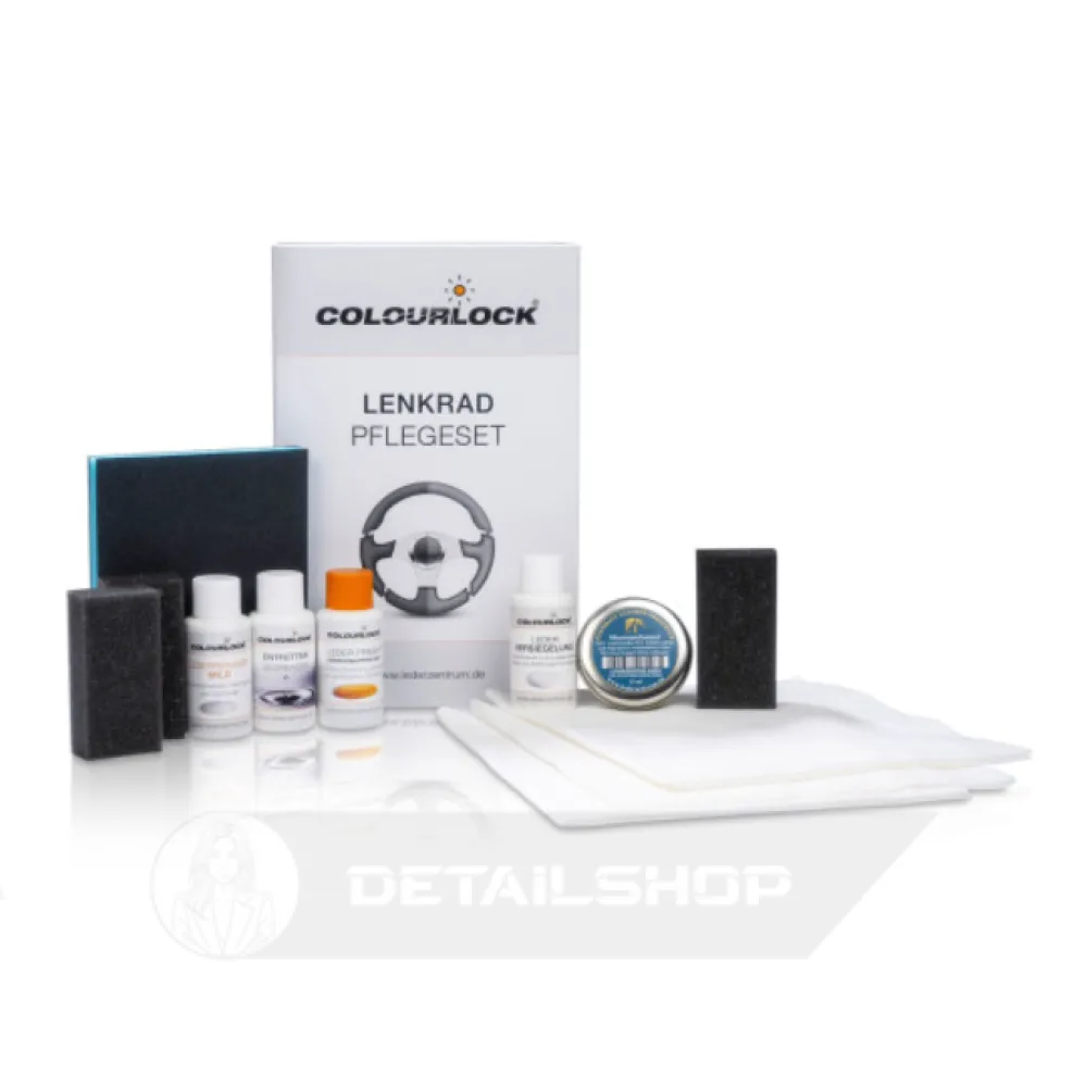 Набор для ремонта кожаного руля (чёрный) Steering Wheel Leather Repair Kit Black ND COLOURLOCK