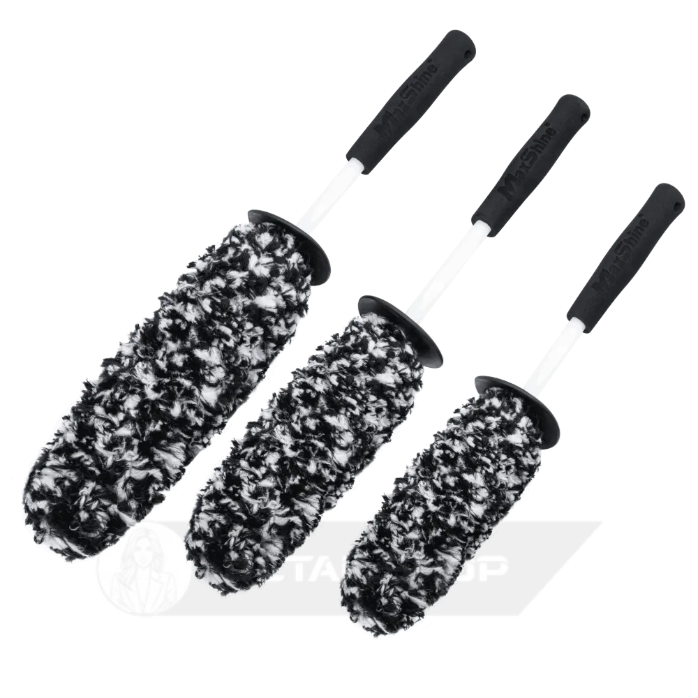 Набір йоршів з мікрофібри MaxShine Microfiber Wheel Brush Kit Для чищення колісних дисків