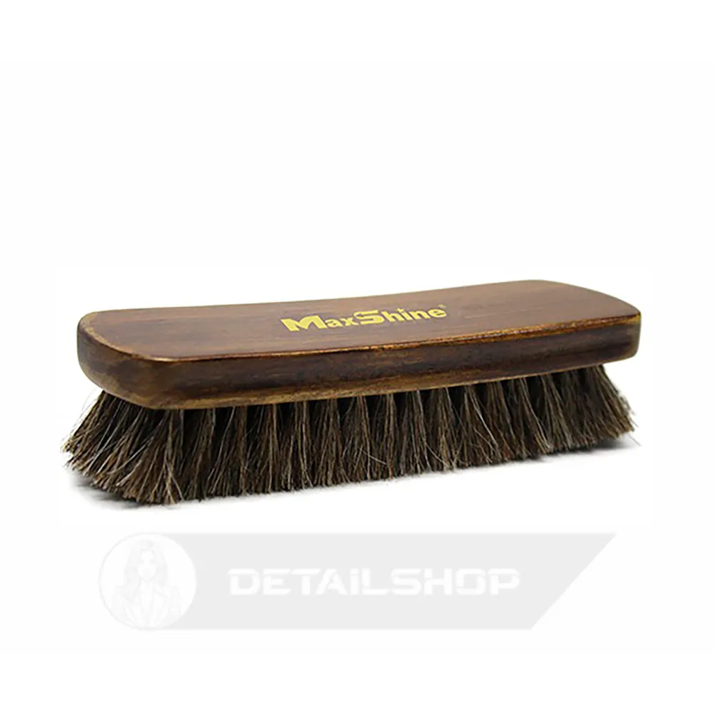 Щітка з кінського ворсу MaxShine Horsehair Cleaning Brush Long Для очищення шкіряних поверхонь