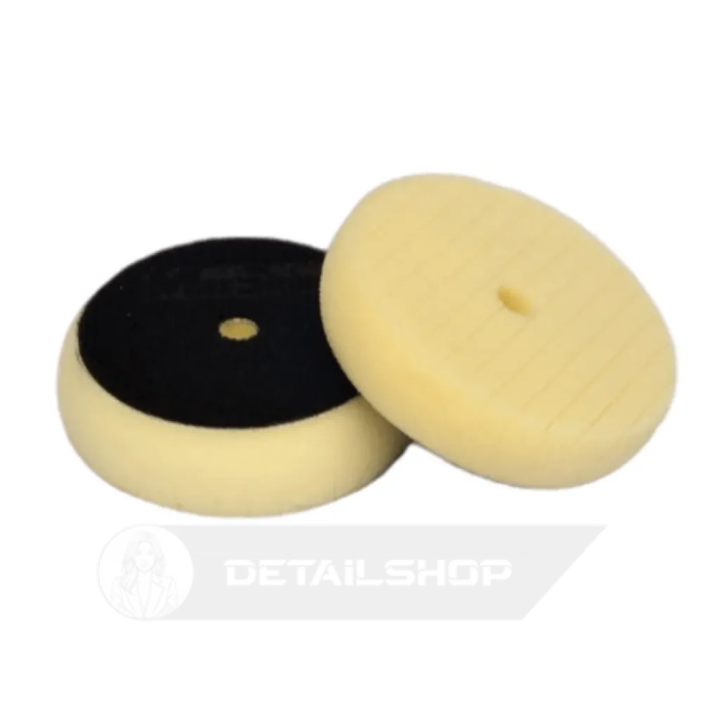 Полірувальний круг MaxShine Cross Cut Foam Pad Yellow Ø135 mm З м'якого поролону, Ø80/90 мм