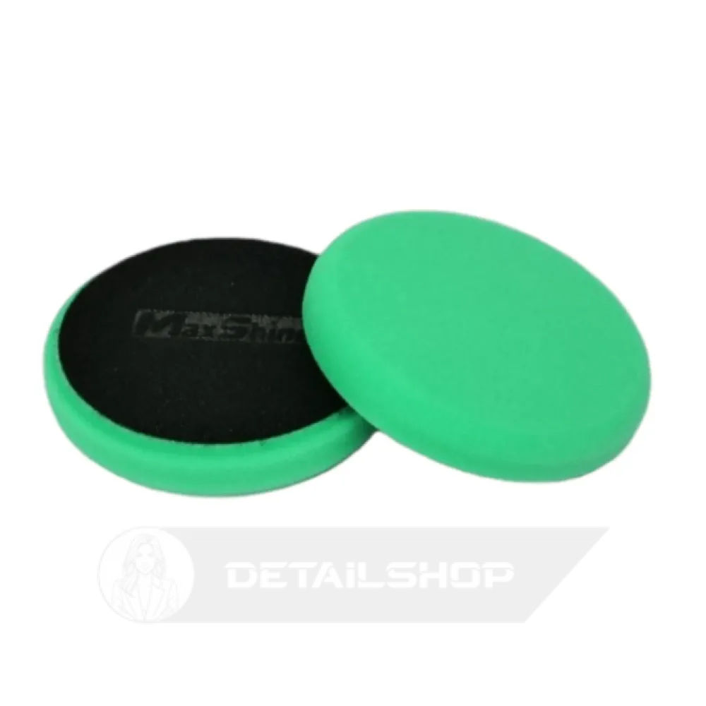 Полірувальний круг MaxShine Flat Foam Pad Green Ø140 mm З твердого поролону, Ø130/140 мм