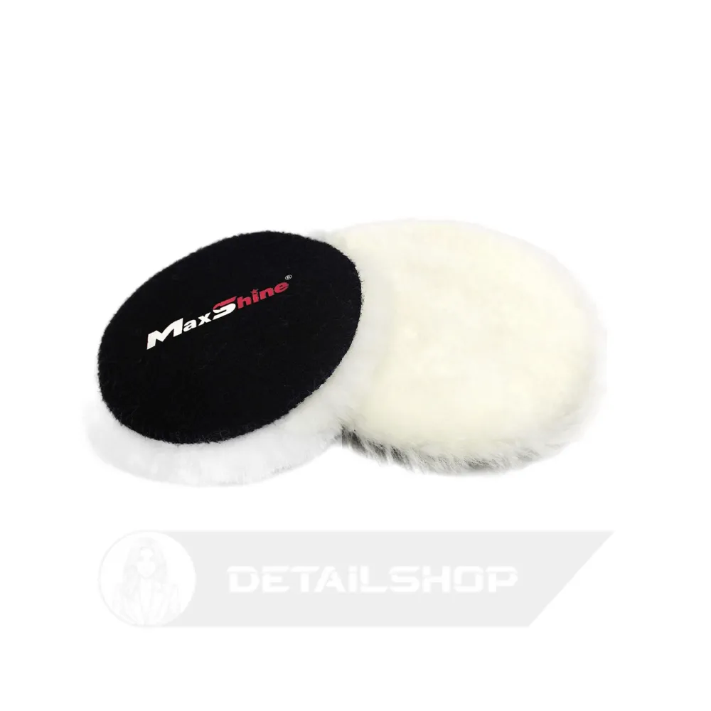 Полірувальний круг MaxShine Premium Wool Cutting Pad З жорсткої шерсті, Ø125 мм