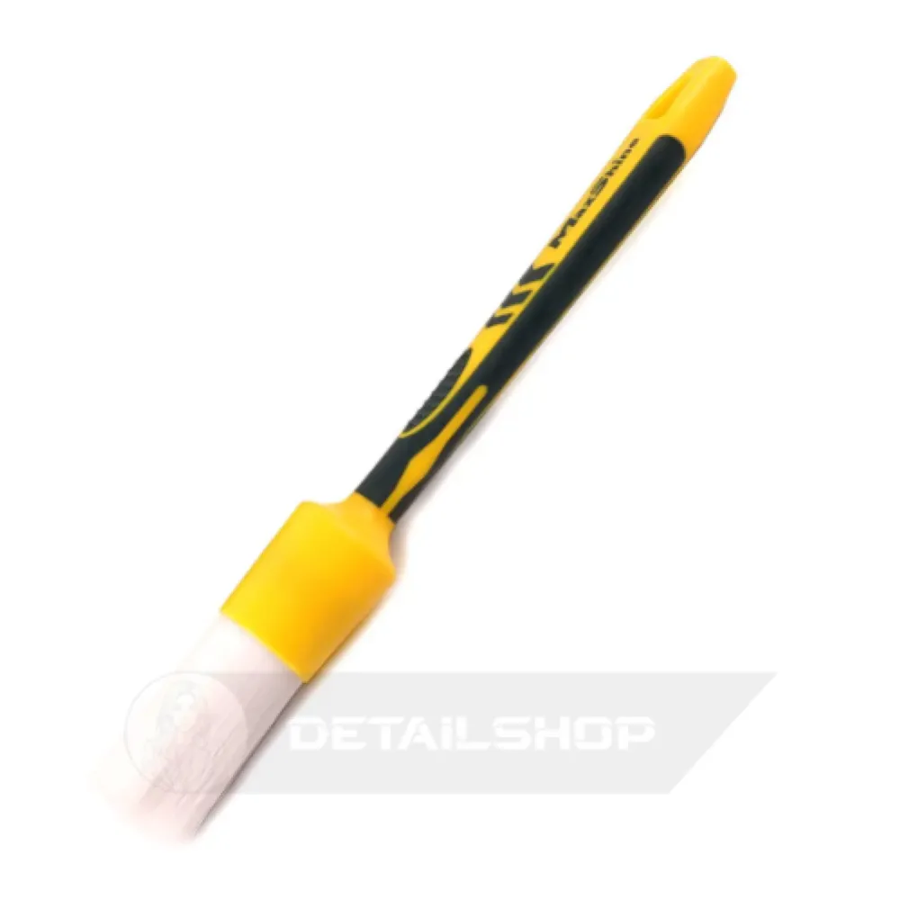 Хімстійкий пензель MaxShine Detailing Brush White Classic Для внутрішнього та зовнішнього детейлінгу