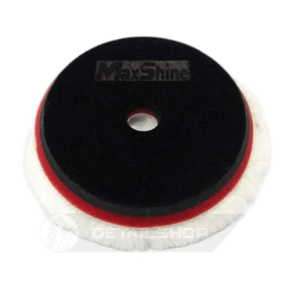 Полірувальний круг MaxShine Wool Cutting Pad Ø125 mm TRB З жорсткої шерсті, Ø125 мм