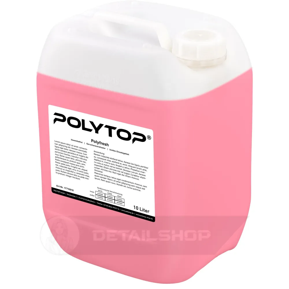 POLYTOP Polyfresh 10 L - универсальный очиститель с уничтожением запахов