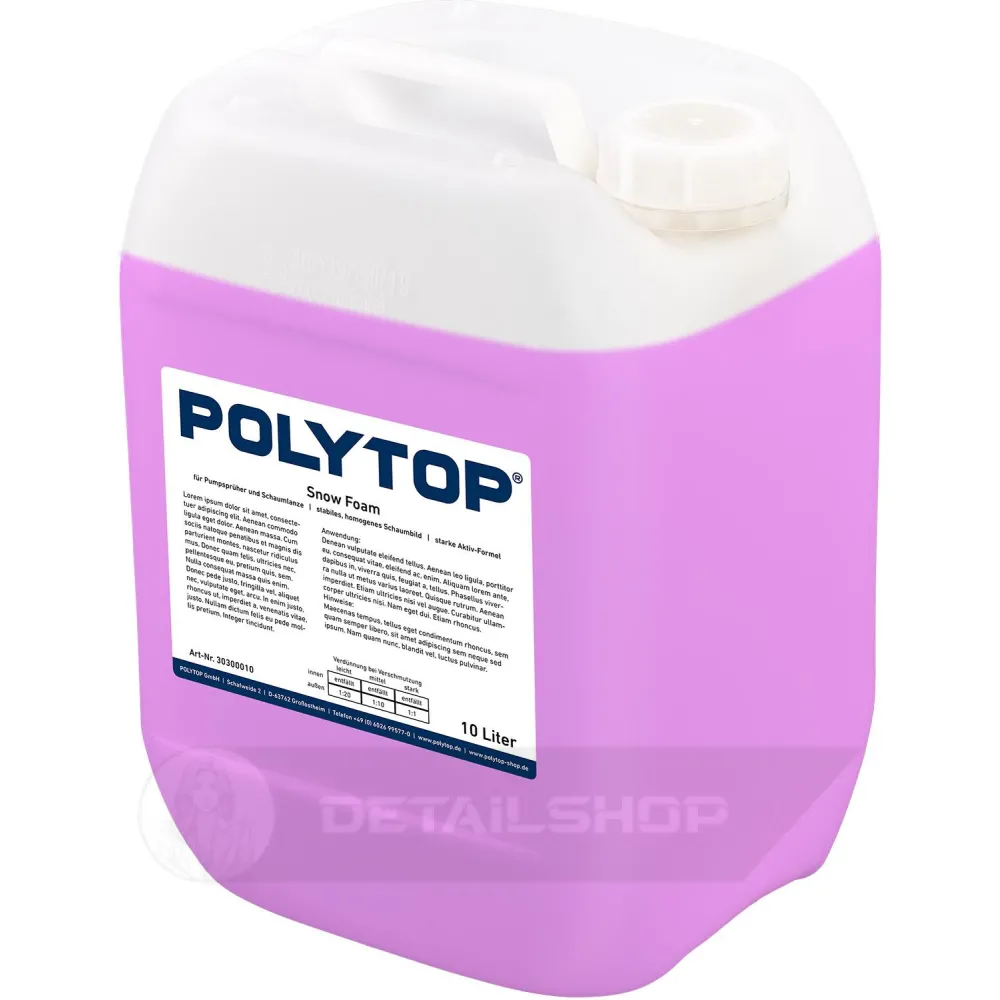 POLYTOP Snow Foam 10 L - активная пена 