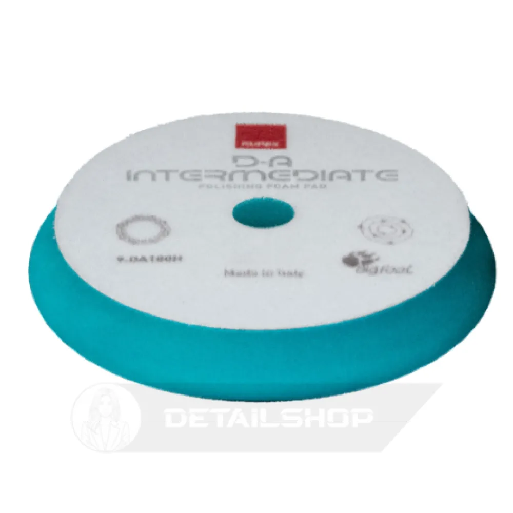 Полірувальний круг RUPES D-A Intermediate Foam Polishing Pad Ø150 mm З поролону середньої твердості, Ø130/150 мм