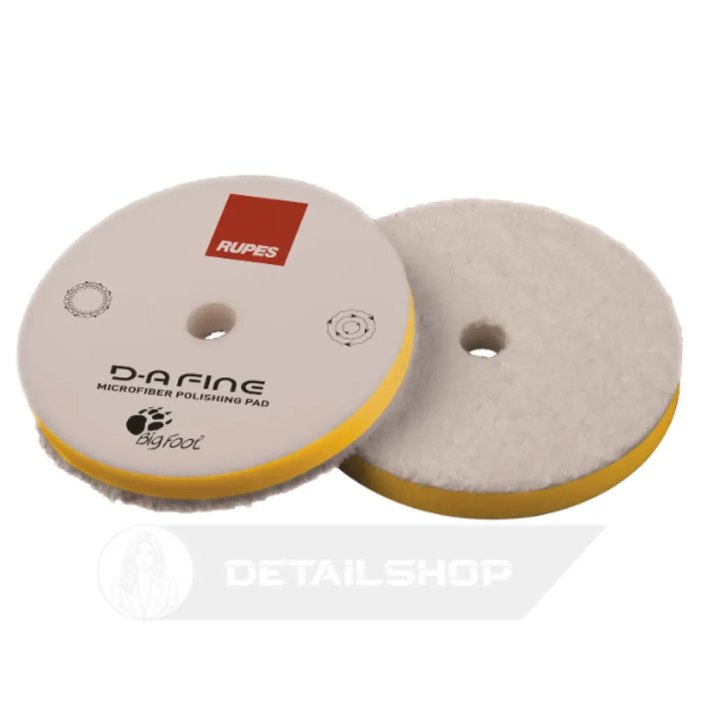 Полірувальний круг RUPES D-A Extra Cut Microfiber Pad Fine MF130M З м'якої мікрофібри, Ø130 мм