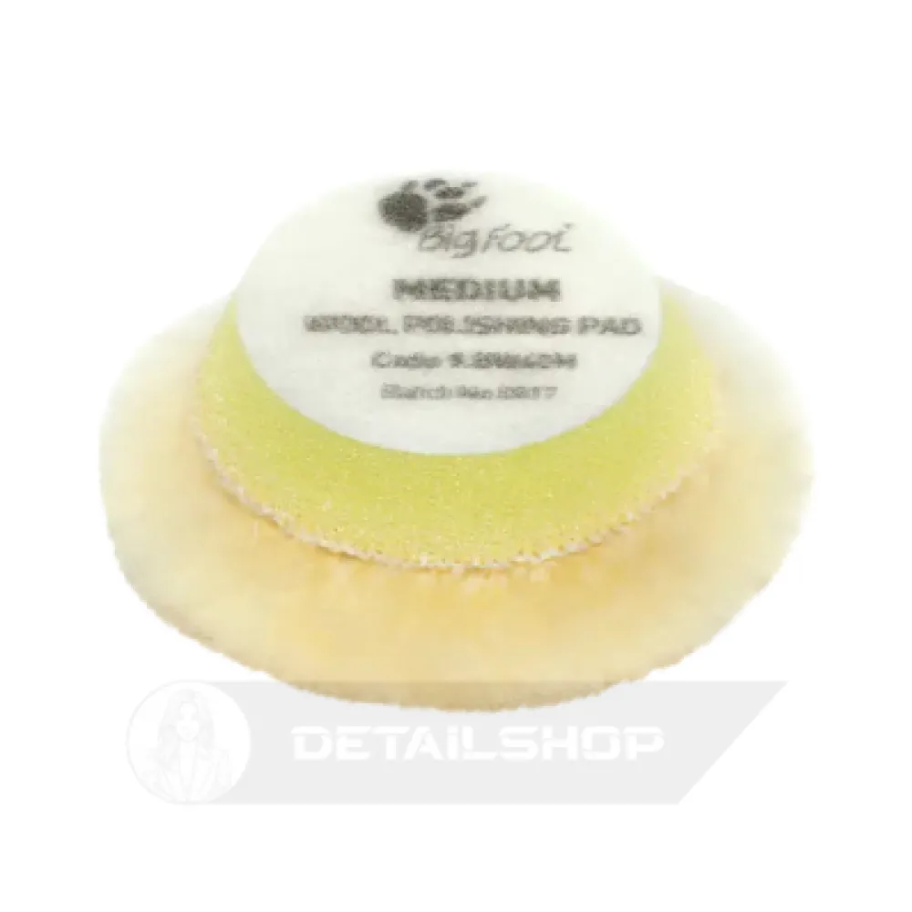 Полірувальний круг RUPES Wool Polishing Pad Меdium BW40M Ø45 mm З шерсті середньої жорсткості, Ø30/45 мм