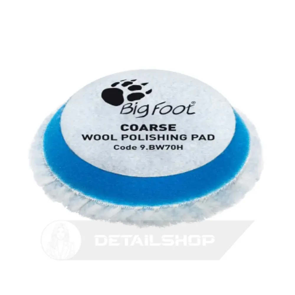 Полірувальний круг RUPES Wool Polishing Pad Coarse BW70H Ø65 mm З жорсткої шерсті, Ø50/65 мм