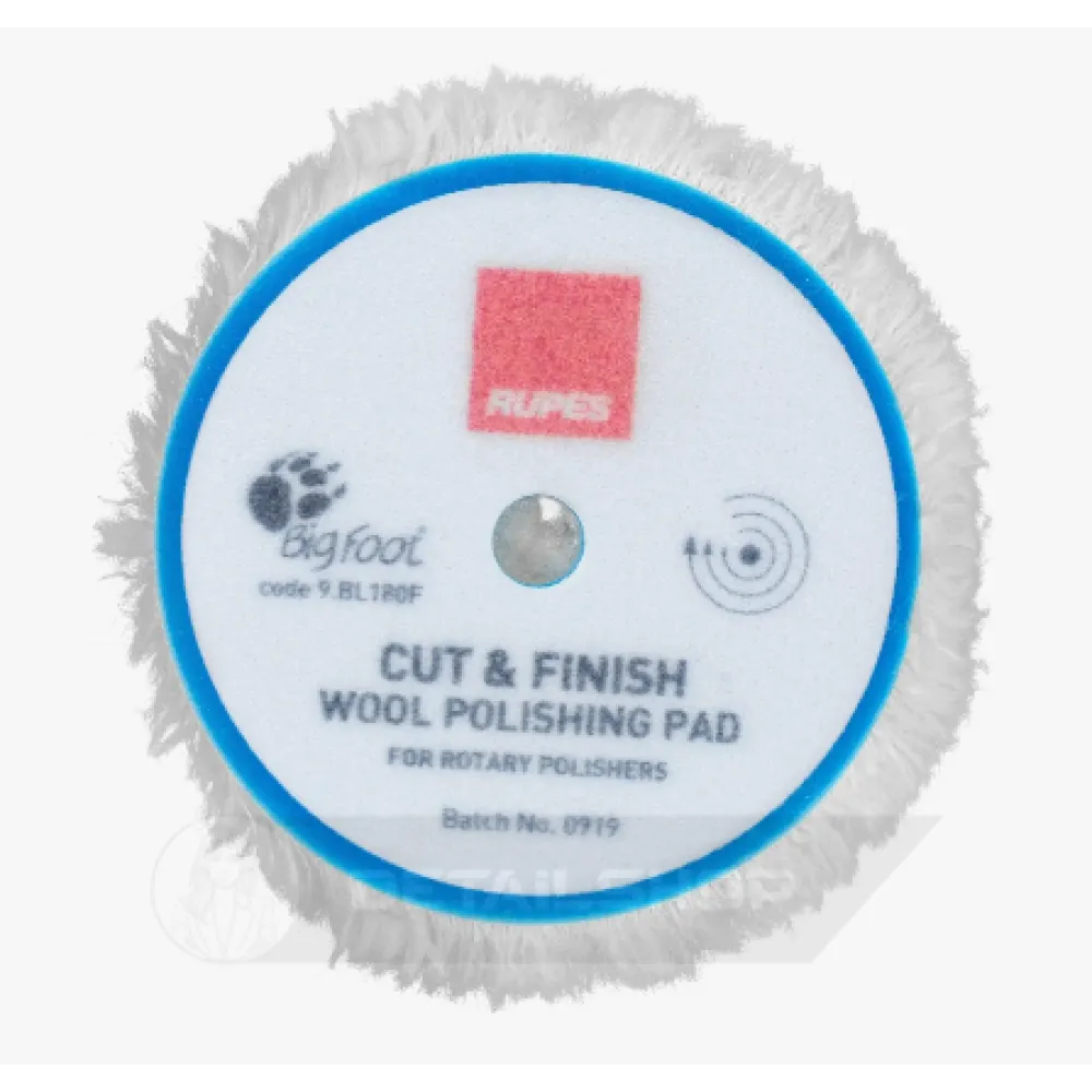 Полірувальний круг RUPES Cut & Finish Wool Polishing Pad Ø200 mm З жорсткої шерсті