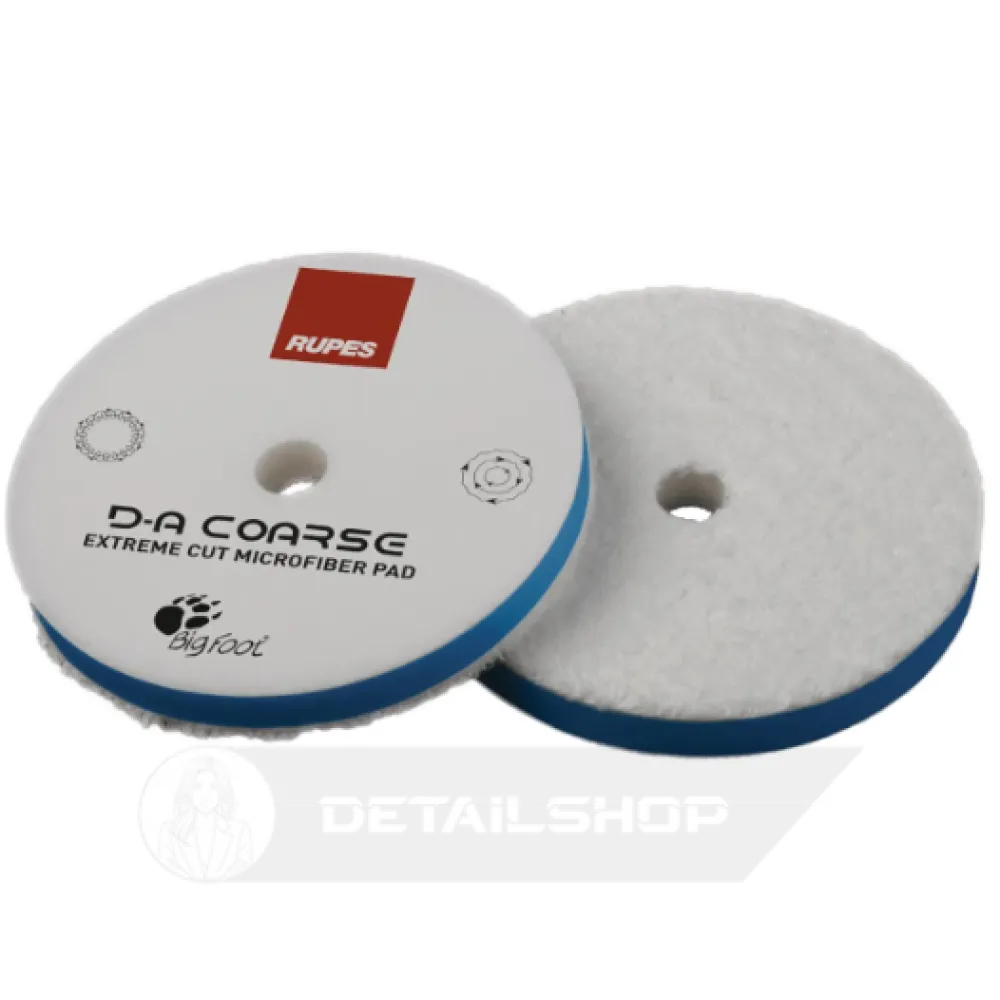 Полировальный круг RUPES D-A Extra Cut Microfiber Pad Coarse MF130H Из экстражёсткой микрофибры, Ø130 мм