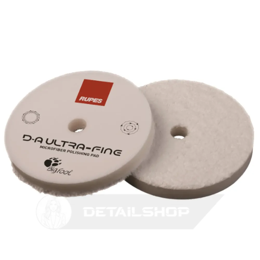 Полірувальний круг RUPES D-A Extra Cut Microfiber Pad Ultra-Fine MF130S З ультрам'якої мікрофібри, Ø130 мм