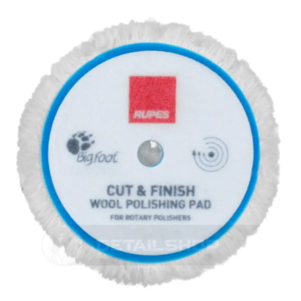 Полировальный круг RUPES Cut & Finish Wool Polishing Pad Ø150 mm Из жёсткой шерсти