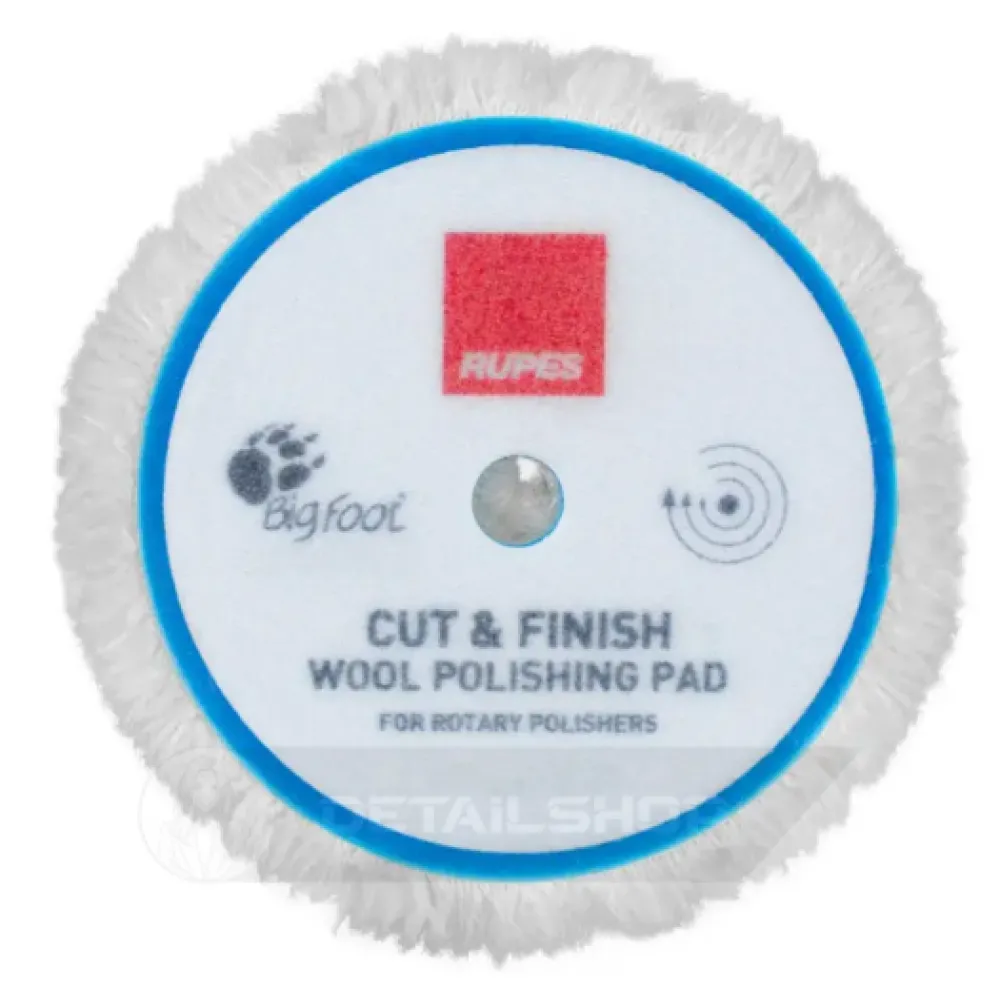 Полировальный круг RUPES Cut & Finish Wool Polishing Pad Ø180 mm Из жёсткой шерсти