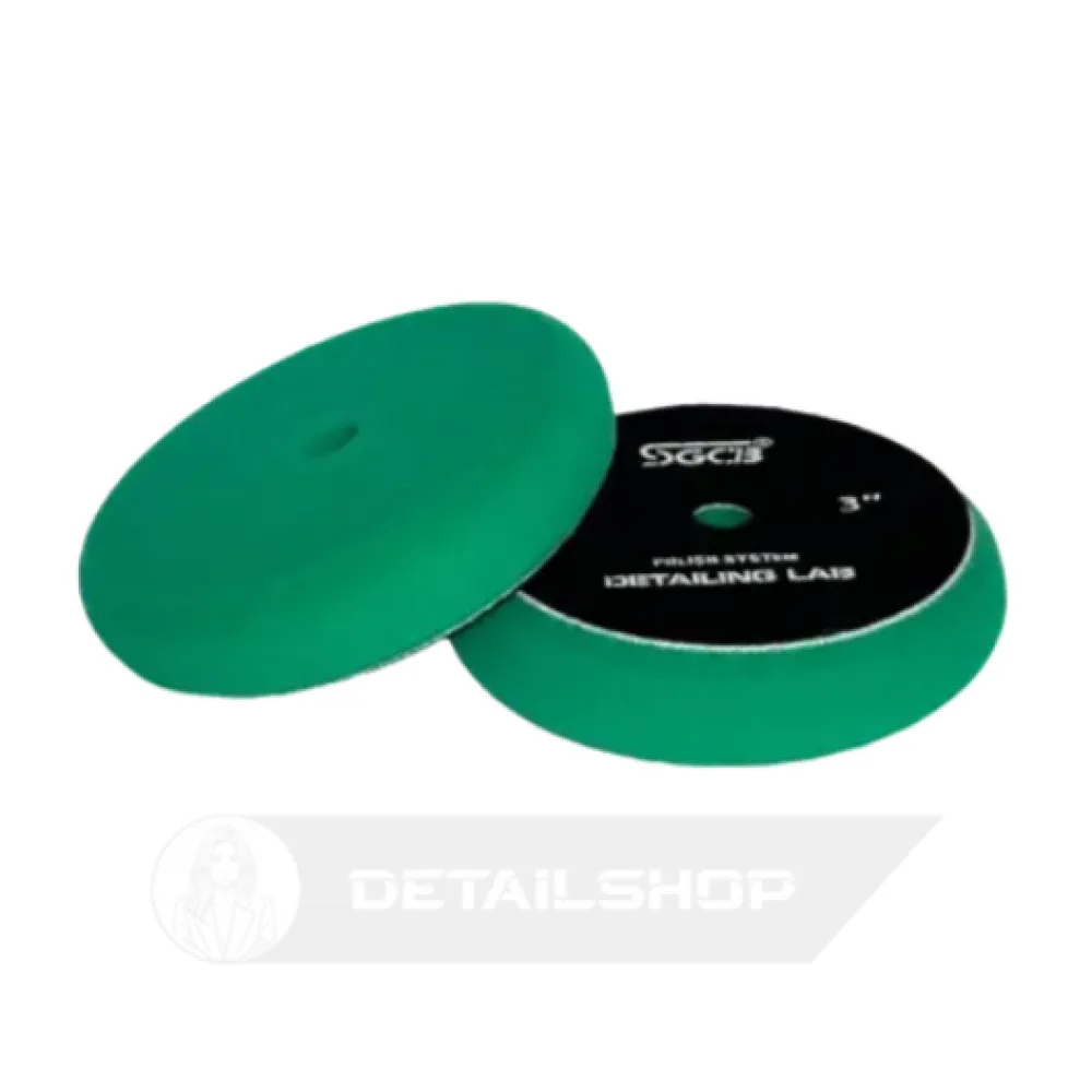 Полірувальний круг SGCB Buffing Foam Pad Green Ø80 mm З твердого поролону, Ø80/90 мм
