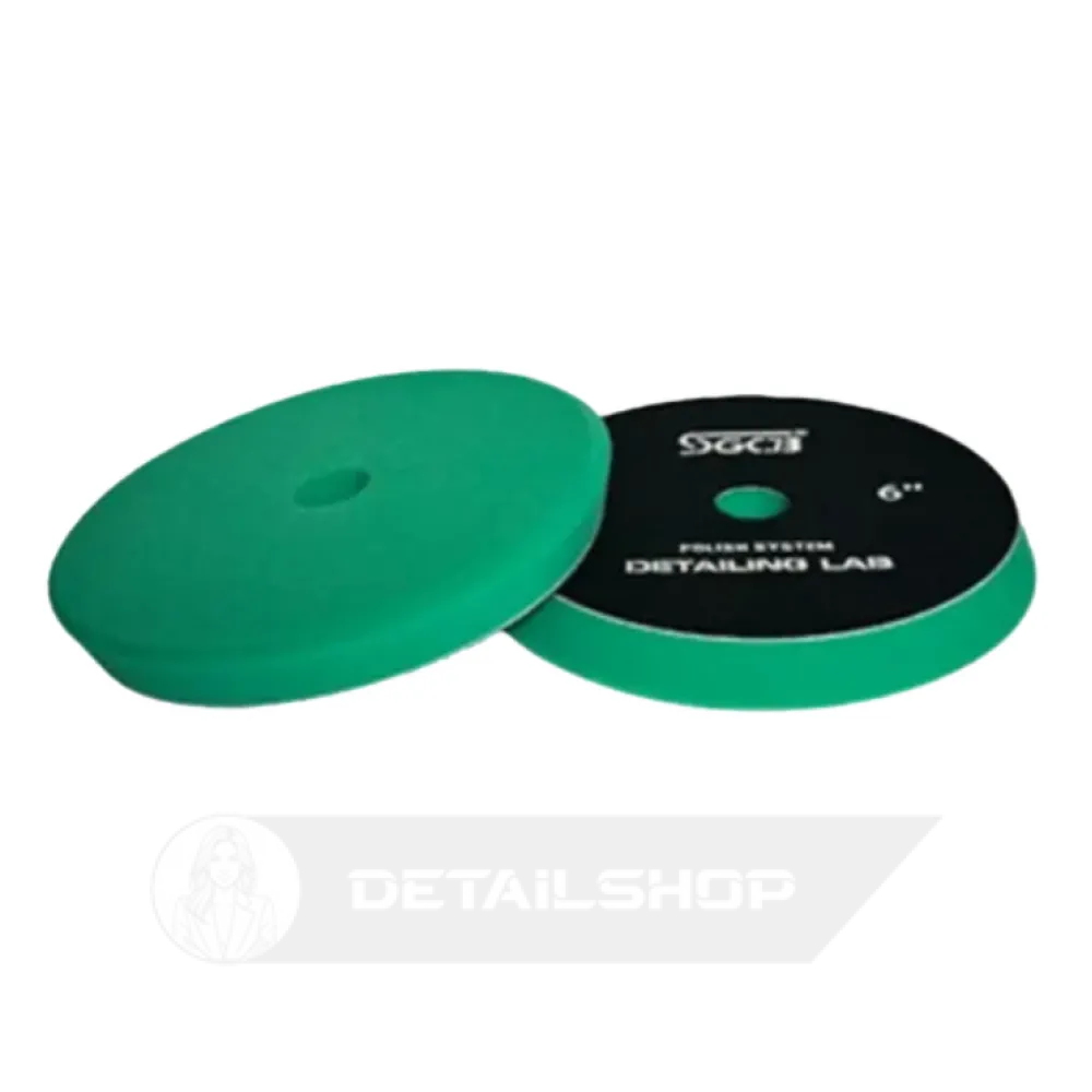 Полірувальний круг SGCB Buffing Foam Pad Green Ø150 mm З твердого поролону, Ø150/160 мм