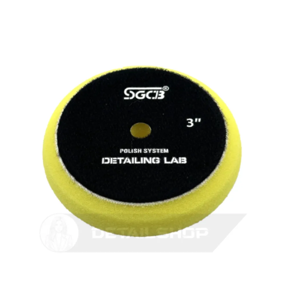 Полірувальний круг SGCB Buffing Foam Pad Yellow Ø75 mm З поролону середньої твердості, Ø80/90 мм