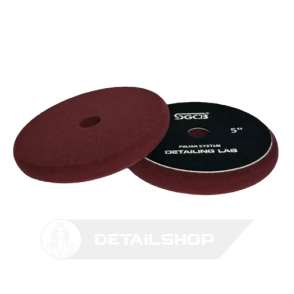 Полірувальний круг SGCB Buffing Foam Pad Wine Ø125 mm З м'якого поролону, Ø130/140 мм
